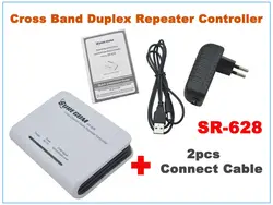 Surecom sr-628 Радио Двухканальные рации крест группа повторитель контроллер с 2 шт. Радио подключения Кабели кабель для варианта sr628 повторителя