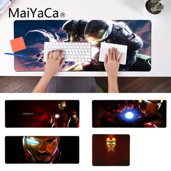 

MaiYaCa High Quality Marvel iron Man Comfort Mouse Mat Gaming Mousepad Rubber Mouse Durable Desktop Mousepad