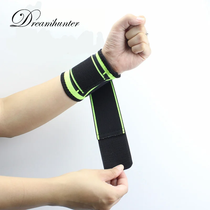 1 PC Bandage Wrist Supports Gym Sports Weight Lifting Tennis Wrist