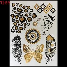 New Design Tattoo the watch picture style Temporary Tattoo Sticker Sex Products Metallic tatoos Wholesale