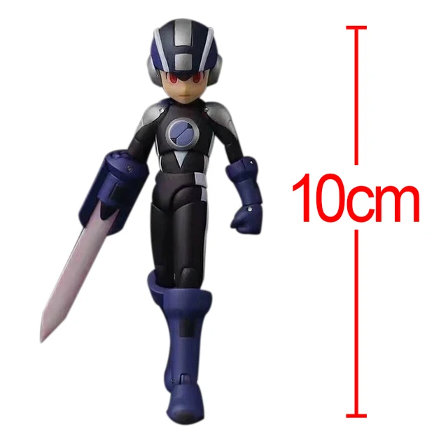 c f rockman mega man anime action figure toys 10 cm mini assemble