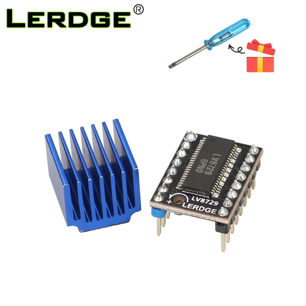 LERDGE LV8729 محرك متدرج سائق 3D مجموعة الطابعة 4-طبقة الركيزة هادئة جدا سائق وسيطروا 128 تقسيمات