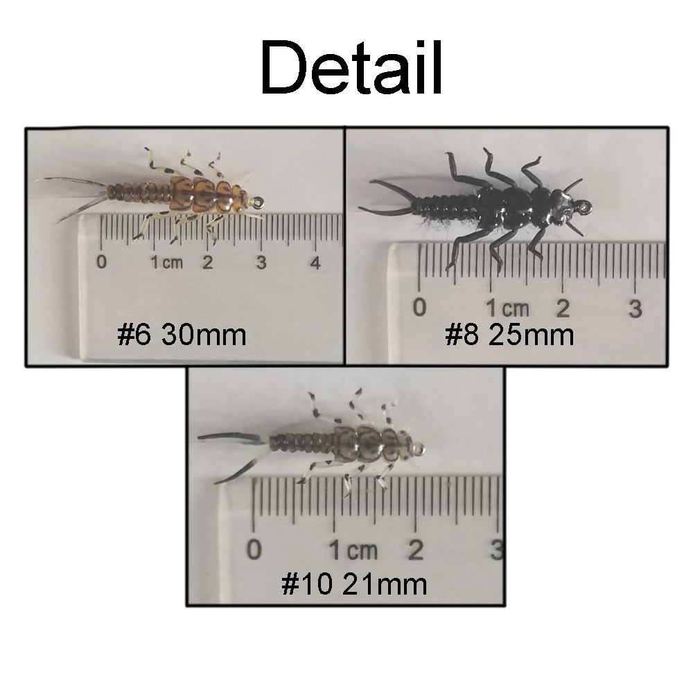 Речные руны реалистичные мухи камень Нимфа мухи цвета форель УФ супер крепкие мухи