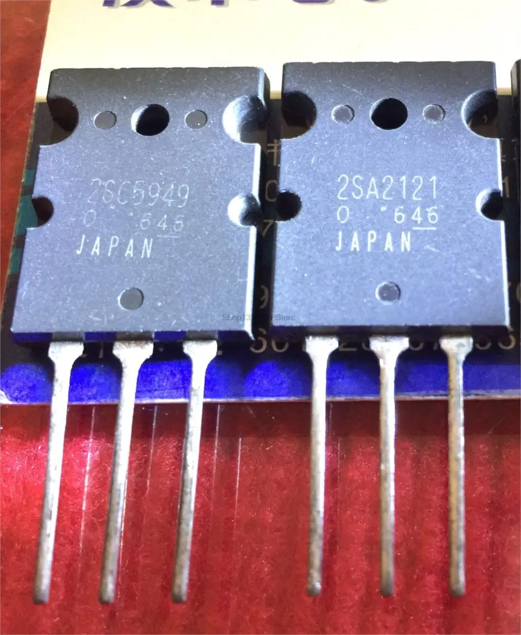 

10Pairs 2SA2121 2SC5949 TO-3PL 15A 200V Silicon PNP NPN TriPle Diffused TyPe
