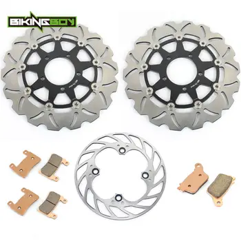 شراءأقراص مكابح أمامية وخلفية BIKINGBOY أقراص دوّارات وسادات لدراجة كاواساكي نينجا ZX6R 636 2013 2014 2015 ZX-6R 636 ABS للدراجات النارية ZX636