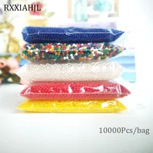 Bolas de hidrogel para solo, 10000, em forma de pérola, cristal, bolas de água, maconha, para flor/erva, gelatina mágica bolas de bolas