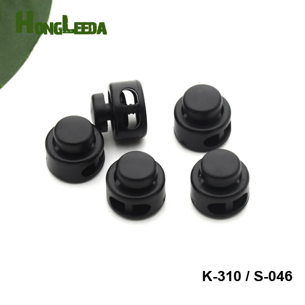 100 шт./лот HLD/K-310 S-046 черный POM пластиковый шаровой шнур блокировка пластиковые 2
