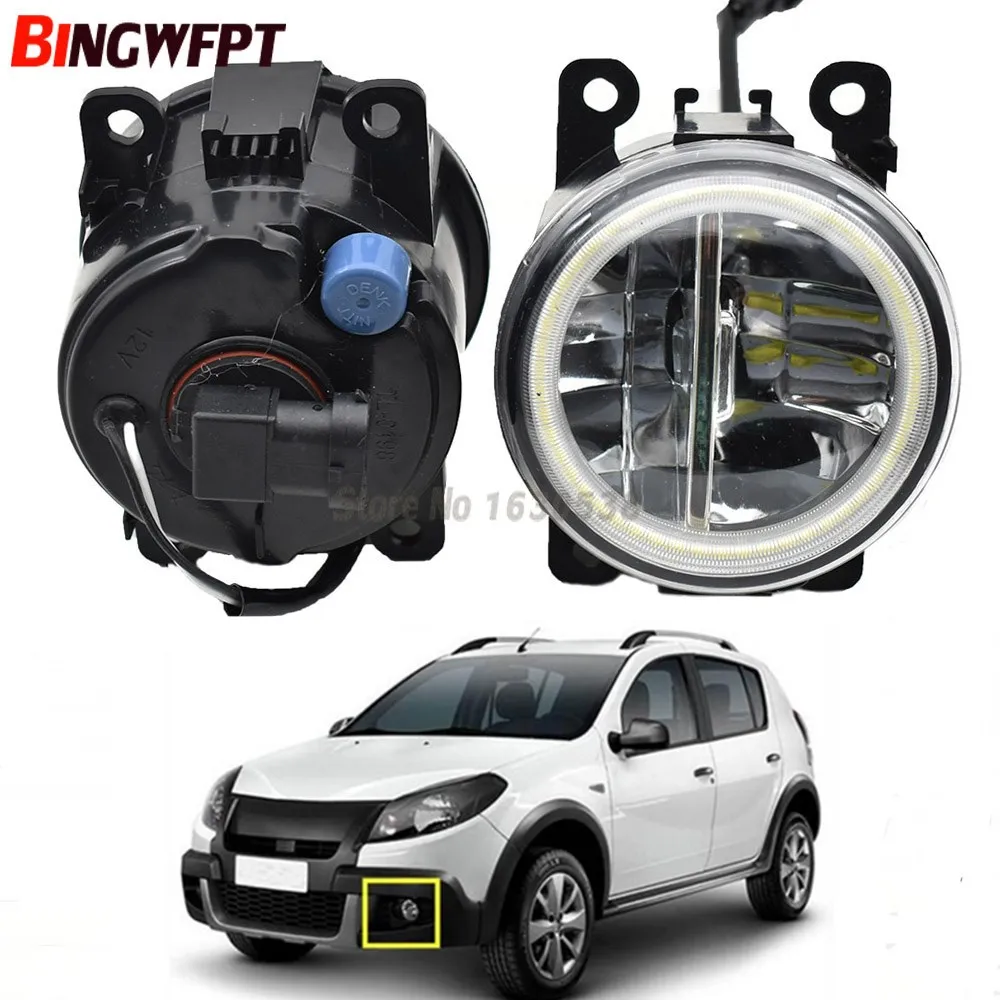

2x Angel Eye Automotive LED Daytime Running Light Fog Light DRL For Renault SANDERO STEPWAY Hatchback 2009-2015
