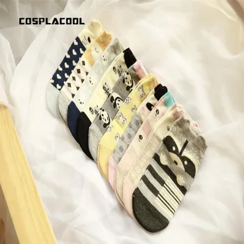 

[COSPLACOOL]10 colors can choice spring/summer women Japanese cartoon sockswomen stereo socks lovely sweet candy slipper meias