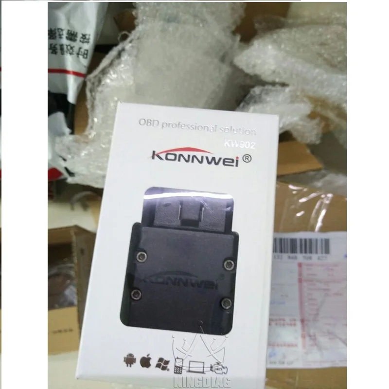 Konnwei KW902 ELM327 V1.5 OBD2 Bluetooth/Wifi OBDII CAN-BUS диагностический Автомобильный сканер работает на iOS iPhone Android Phone