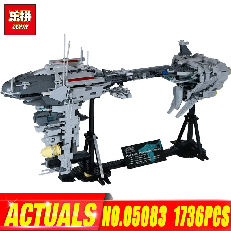 

Lepin 05083 Star Plan 1736Pcs MOC The Nebulon Model B Set Medical Frigate DIY legolyes Toys Children Building Blocks Bricks Gift