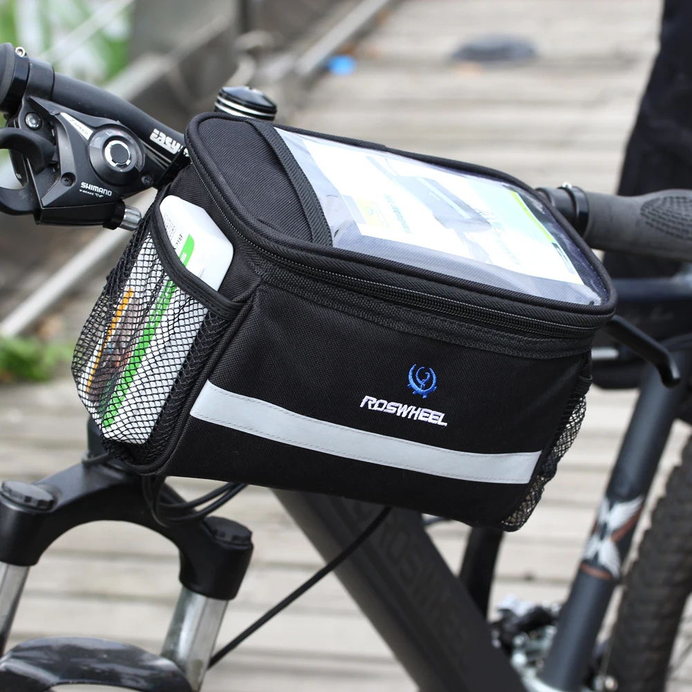 

Bicycle Frame Front Tube Waterproof Bike Bag Movable Heat Protection Bike Saddle Package Cycling Front Tube Handlebar Bag