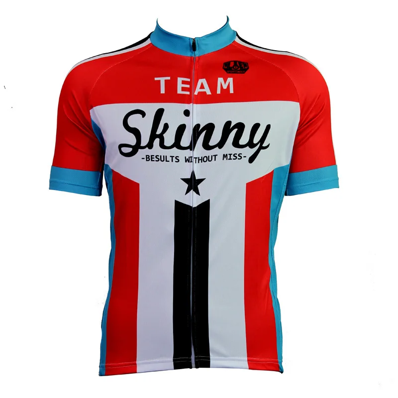 

New Skinny Alien SportsWear Mens Cycling Jersey Cycling Clothing Bike Shirt Size 2XS TO 5XL