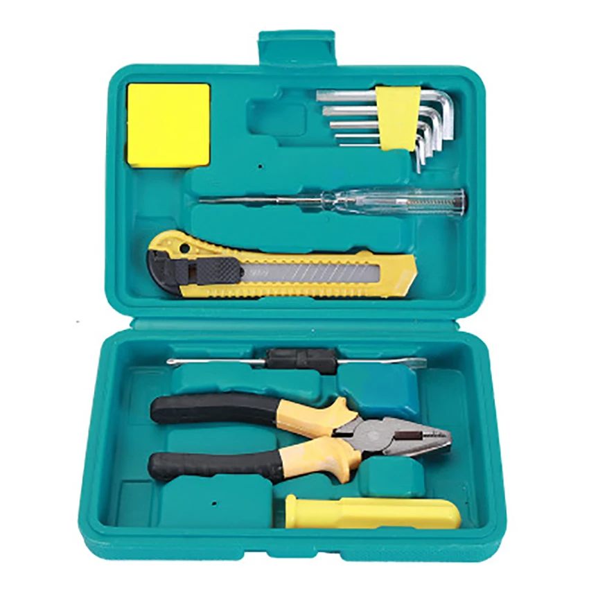 12pcs/set Combination Hand Tools Slotted Philiips Screwdriver Test Pen Piler Wrench Kit Household Repairing Customize LOGO | Инструменты