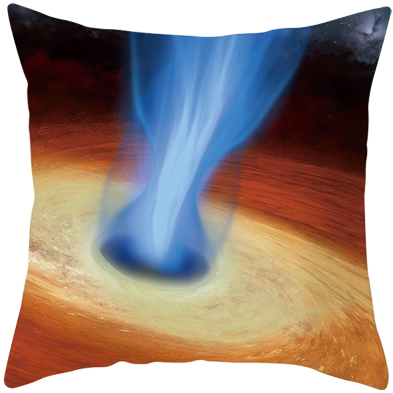 

Topic Universe pillowcase 2019 new black hole print throw pillow case 45*45 cm square shape pillow cover for home goods