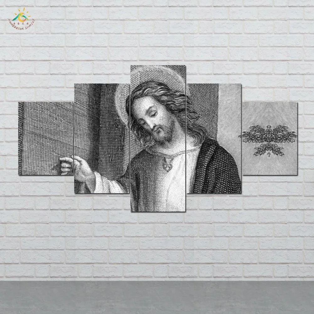 Иисус Христос Wall Art HD Художественная печать на холсте Картина модульная картина и