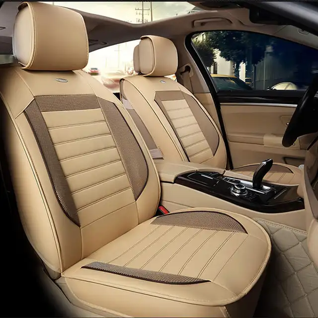 SCOTABC Luxury Leather Four Seasons Car Seat Covers for CHRYSLER 300C