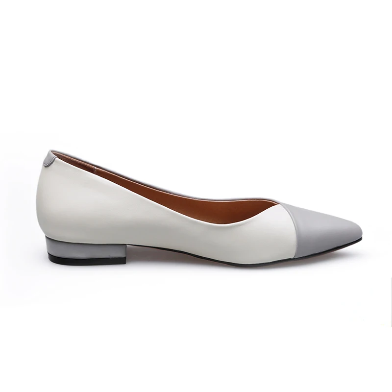 Bout Véritable Morazora Robe Pompes Printemps gris Arrivée Pointu Nouvelle Chaussures Confortable En 2019 Cuir Femmes Caramel Femme Color D'été xzXqwrz86