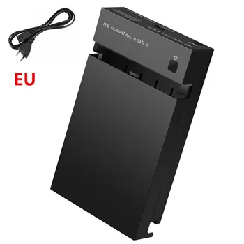

3.5 Inch HDD Enclosure USB Type C to SATA Hard Drive Docking Station with USB 3.0 Cable Support 8TB UASP HOT Sale