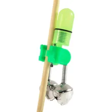 Outdoor Twin Rod Bells Ring Fishing Bait Lure Accessory alarm product Newest