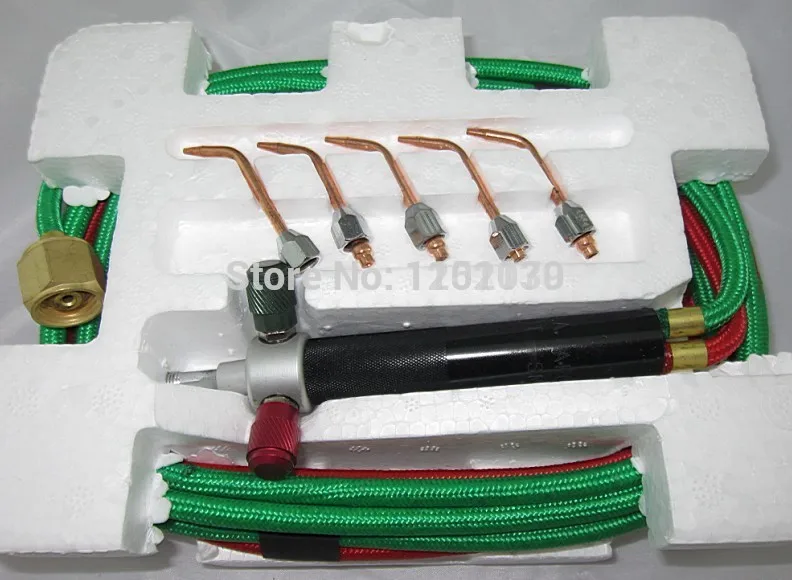 Мини ювелирная Лазерная газовая зажигалка Goldsmith с 5 наконечниками сварочные