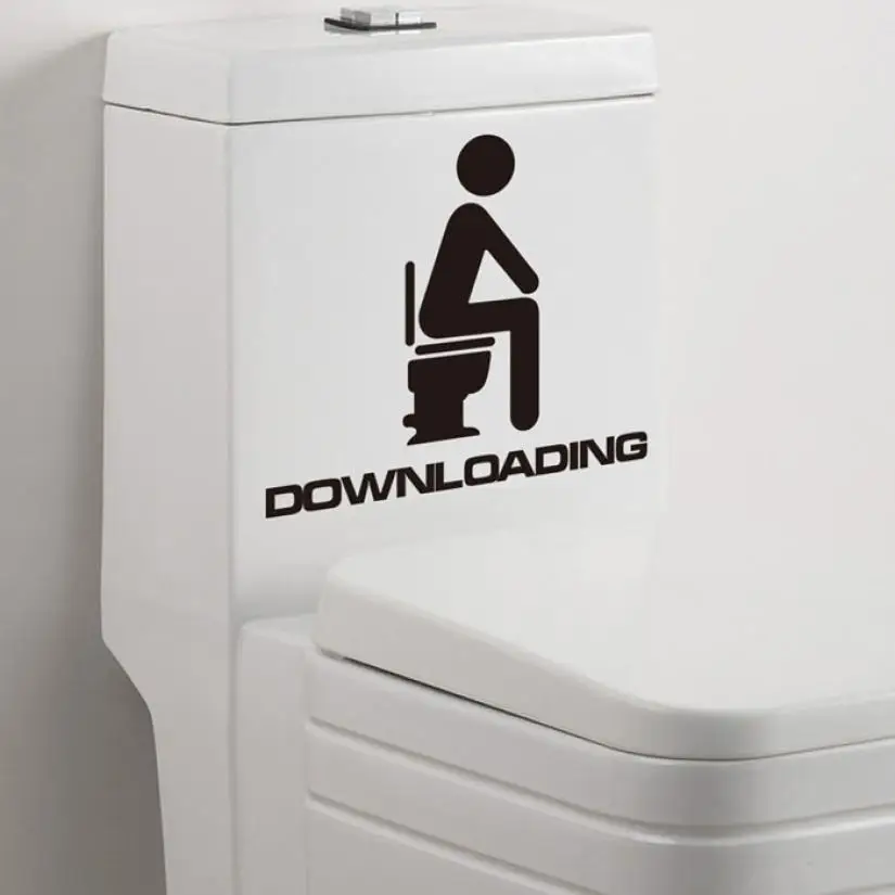 

New 1pcs beautiful removable Man Woman bathroom WC Sticker DIY Family Decor High quality Bathroom Decor 0714