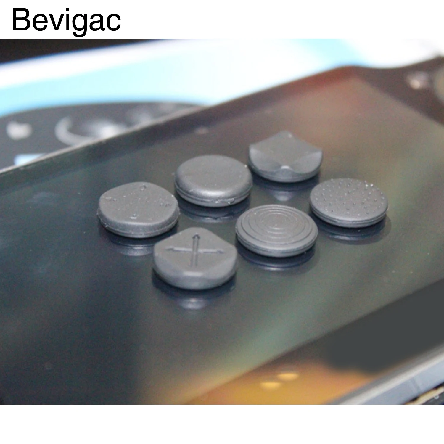 

Bevigac 6 PCS Silicone Thumb Grip Cap Joystick Analog Protective Cover Case For Sony PlayStation Psvita PS Vita 1000 2000