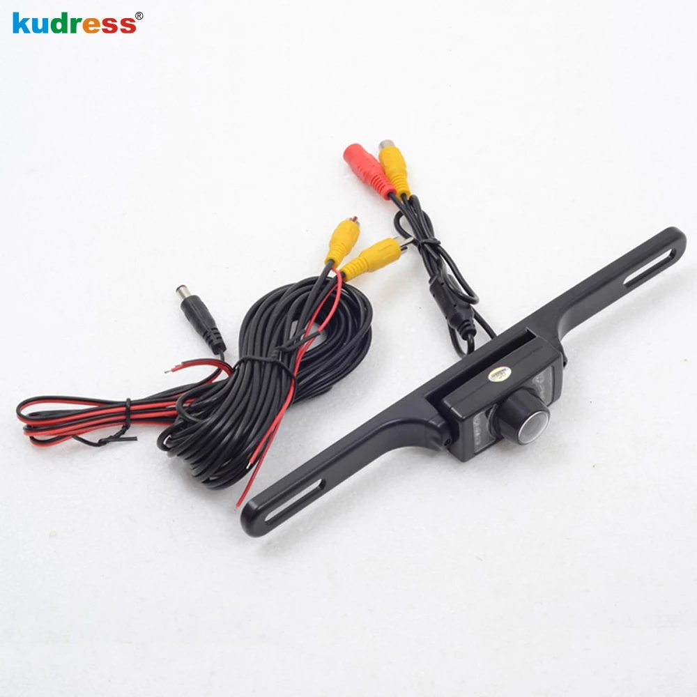 

Car Plate Number RearView Cameras 170 Degree With LED Infrared Sensor Plastic Black Backup Camera Accessoreis