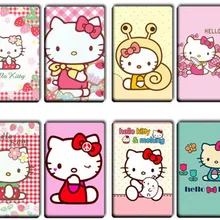 30 шт./лот милый рисунок «Hello Kitty» аниме Наклейки Игрушечные лошадки девушка Японии аниме прохладно DIY банк bus ID Card Наклейки малыш День рождения подарки игрушка