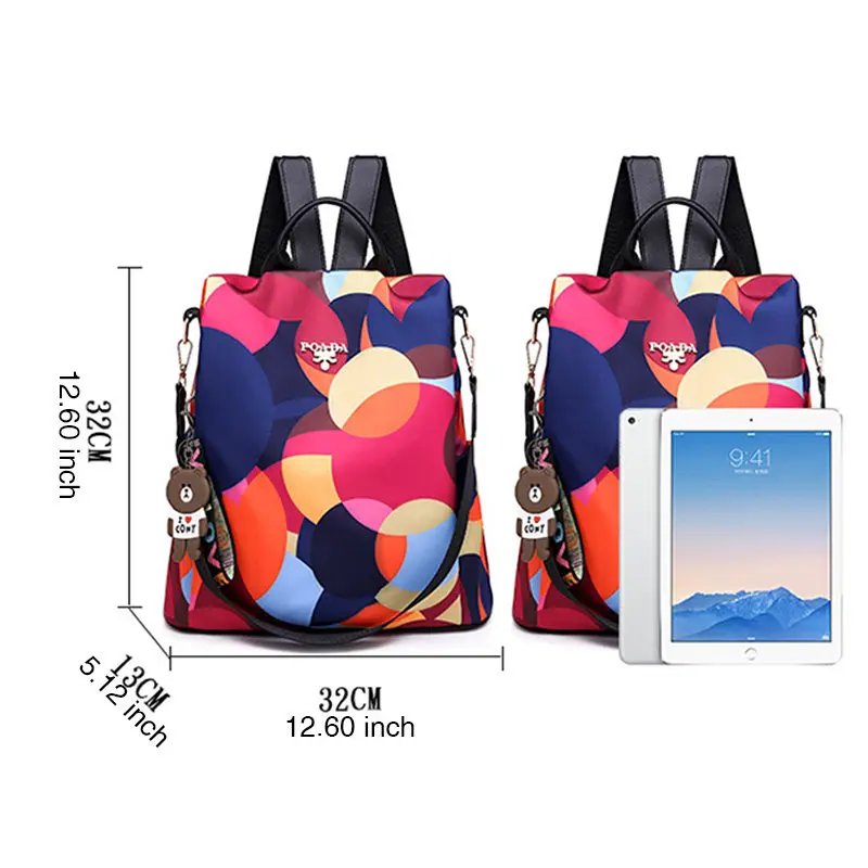 awesome stylish backpacks Fashion Anti-theft Women Backpacks Famous Brand High Quality Waterproof Oxford Women Backpack Ladies Large Capacity Backpack Stylish Backpacks