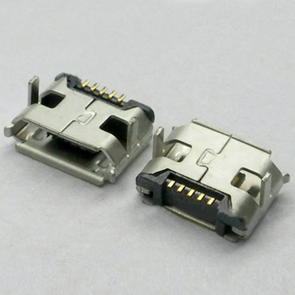 10 шт. G27 микро USB 5pin гнездо разъем OX рожок кудрявый рот для хвоста зарядки