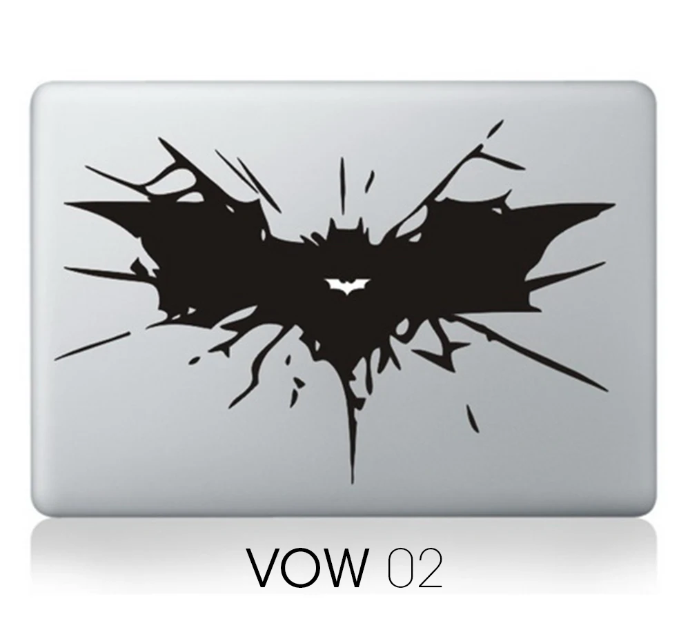 

for Mac book Stitch Batman Snow White Brain Vinyl Decal laptop sticker for Apple Macbook Pro Air 13 11 15 Cartoon Skin Cover