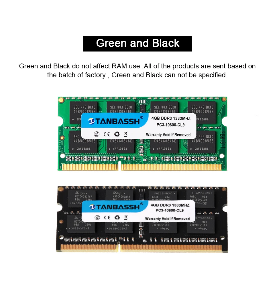 DDR3 ram sodimm ноутбук 4 ГБ/8 ГБ 1600 МГц 1,35 в PC3L ноутбук ram память TANBASSH