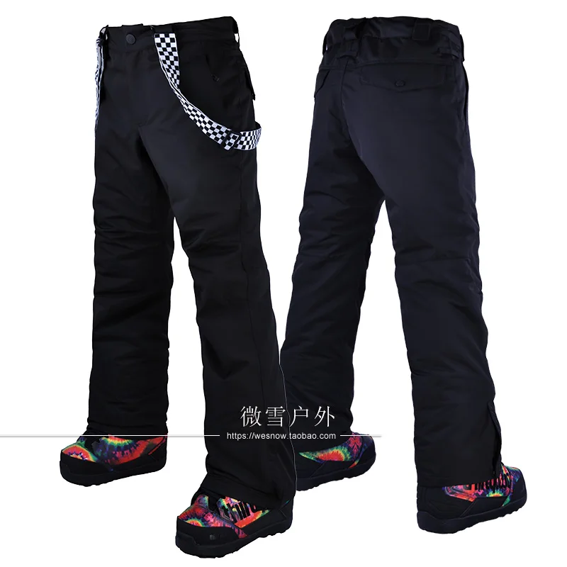 

Men Ski Pants Brands New Outdoor Sports High Quality Suspenders Trousers Men Windproof Waterproof Warm Winter Snow Snowboard