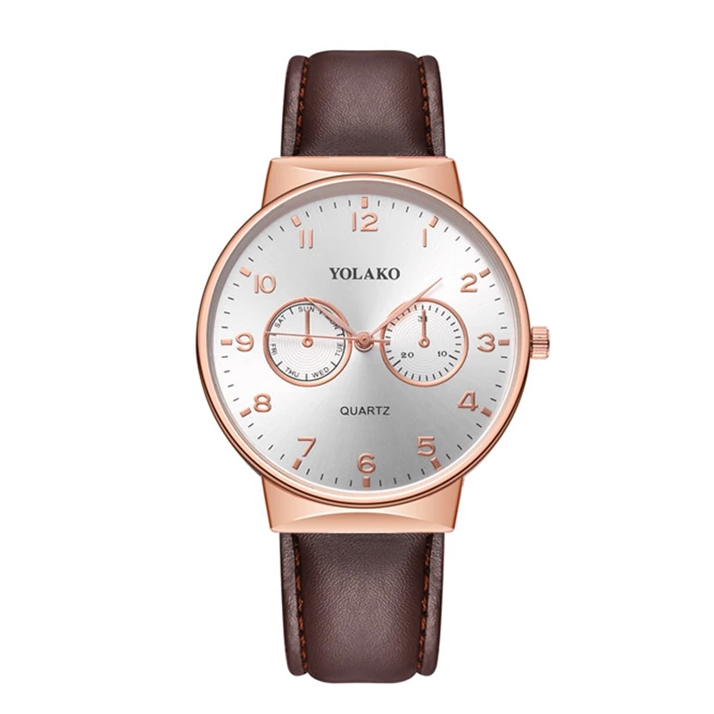 Mens Watches Top Brand Luxury Men Business Genuine Leather Waterproof Quartz Watch Male Military Wristwatch Relogio Masculino