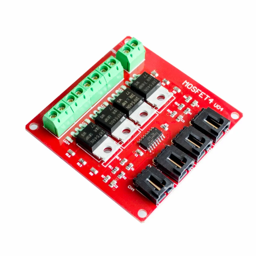

Four Channel 4 Route MOSFET Button IRF540 V4.0+ MOSFET Switch Module For