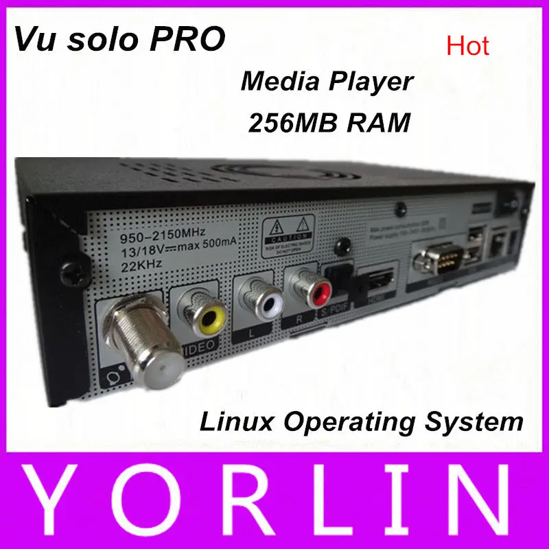1pcs VU Solo Pro Satellite Receiver Linux System Enigma 2 Mini VU+ Solo