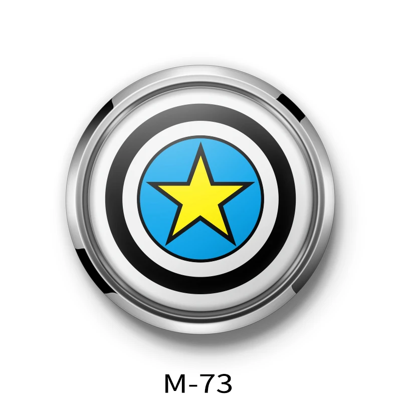 Решетка переднего бампера металлическая 3D эмблема значок наклейка для MINI COOPER F54 F55 F56 F57 F60 R55 R60 clubman аксессуары для стайлинга автомобилей - Название цвета: M-73