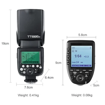 

Godox TT685N 2.4G HSS i-TTL GN60WirelessFlash+Xpro-N TTL Trigger for N D800 D700 D7100 D7000 D5200 D5100 D70S D810 D90 CD50
