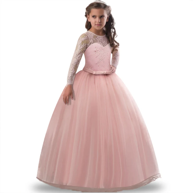 Lace-Flower-Girl-Long-Dress-birthday-Party-Kids-Clothes-Party-Dresses-For-Girl-Frocks-Children-s