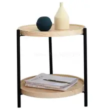 Скандинавский Инс ветер, кованый железный маленький семейный обеденный чайный столик дивана, гостиная дома получить круговой творческий двойной чай