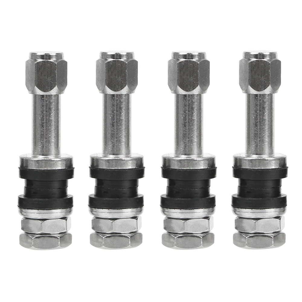 

4Pcs/set High Pressure tires type Tire Valve Stems Car Tubeless Wheel Flush Mount TR48E Bolt-in Dust Caps Car-styling
