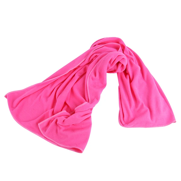 70*140 см большое полотенце для ванны быстросохнущая микрофибра Спорт пляж плавание путешествия Кемпинг мягкое полотенце s высокое качество - Цвет: dark pink