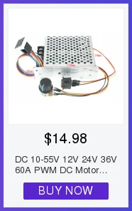 С источником питания от постоянного тока, 6-30 в, 12 В, 24 В постоянного тока Макс 8A мотор контроллер скорости ШИМ с цифровым дисплеем переключатель