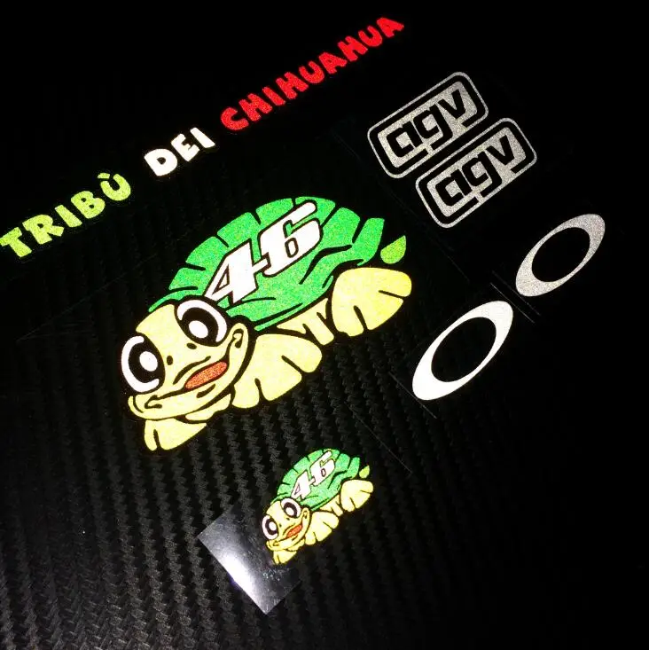 tribù dei Chihuahua - Visier Sticker, Valentino Rossi, Biker Sticker, Sticker