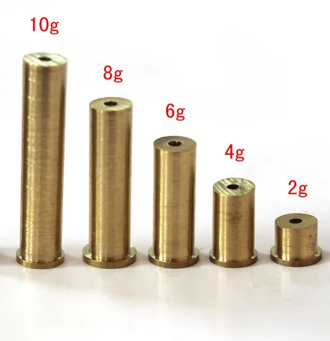 

Wholesale 50pcs 2g/4g/6g/8g/10g 6.9mm Golf Plug Weights Gold Copper Nail Brass For .350. .335 .370 Steel Shaft