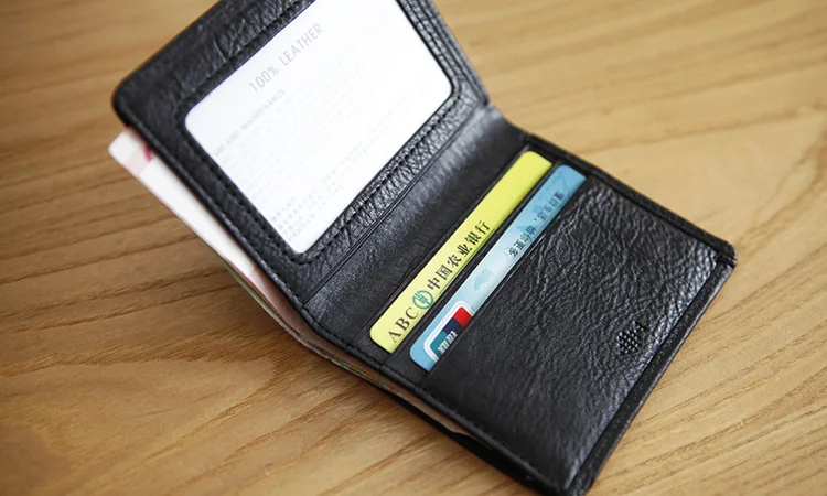 Кожаные мужские кошельки LANSPACE брендовый Повседневный Карманный Кошелек