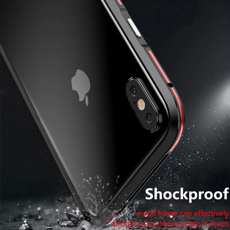 Для iPhone XS максимальный чехол Роскошный милый тонкий металлический алюминиевый сплав Броня противоударный чехол-бампер для телефона для iPhone XR чехол Hoesje