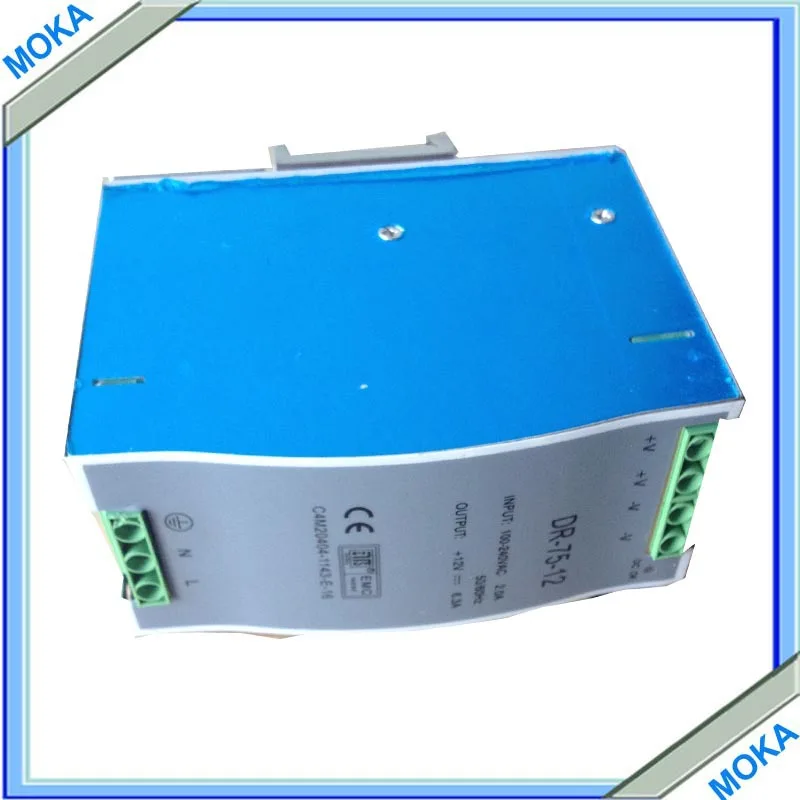 

2014 High performance switching power supply ,75W Single output Din Rail Type power supply