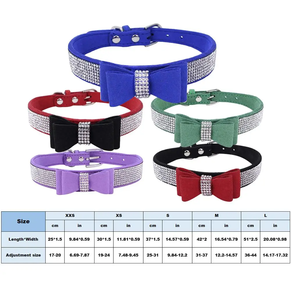 Pet воротник милый мода бантом украшения Регулируемый Собачий Ошейник Ожерелье для домашних животных аксессуар маленький средний собака товары для животных, кошек